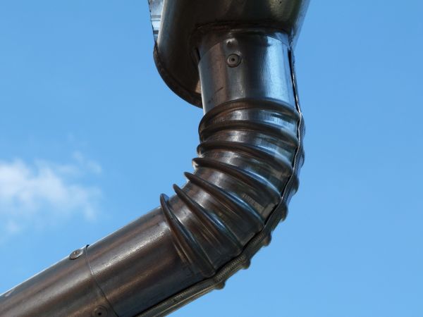 Metal Downspout Installation in San Mateo