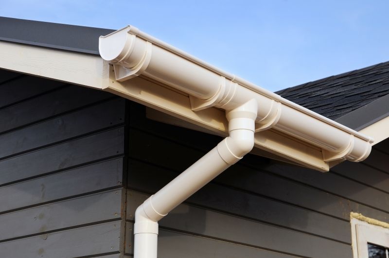 Freshly Installed Gutter System