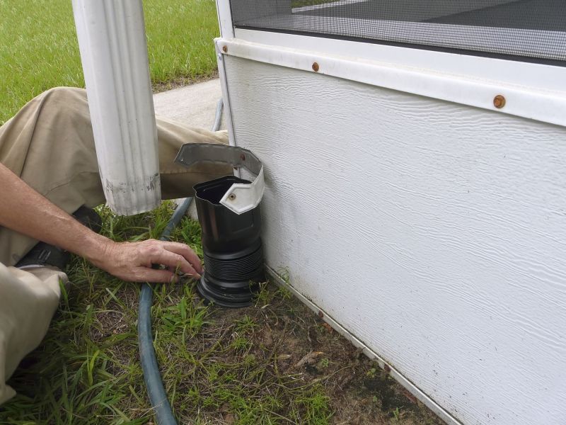 Downspout Connection Process